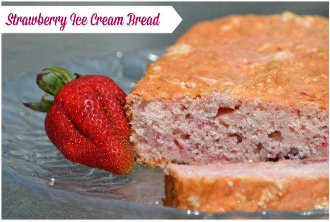Strawberry Ice Cream Bread Recipe
