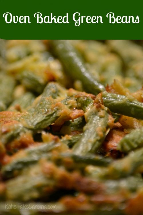 Oven Baked Parmesan Green Beans